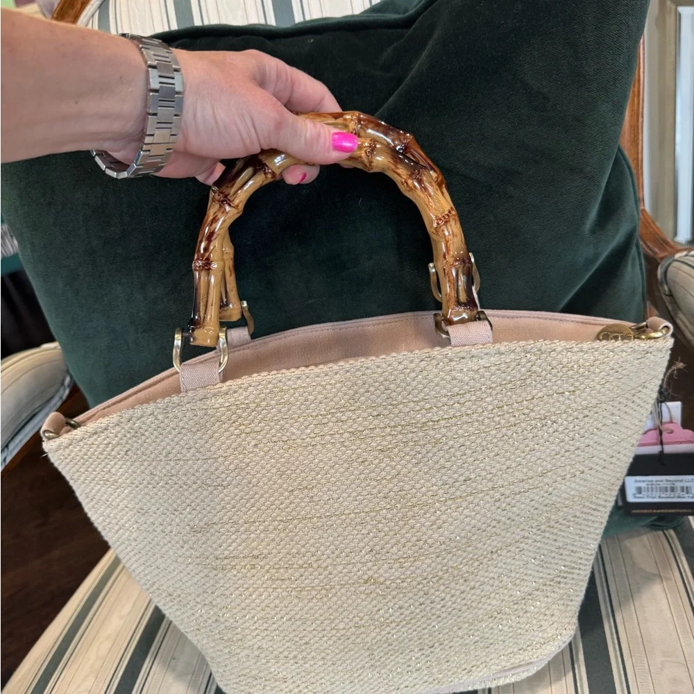 Palm Tree Beaded Tote - Picture 10 of 15